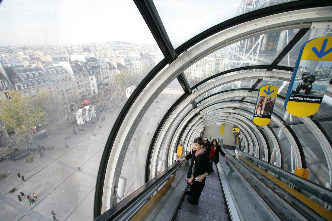 Centre Pompidou-Beaubourg Kunst- und Kulturzentrum Paris