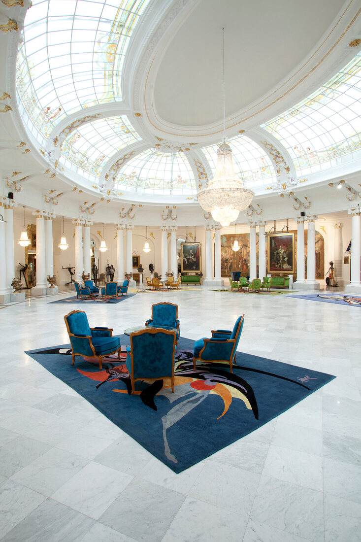 Lobby in Hotel Negresco, Nice, France
