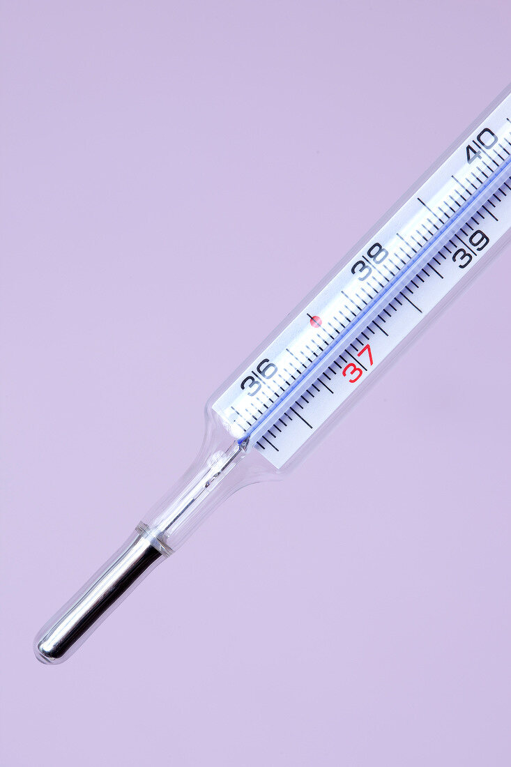 Close-up of thermometer