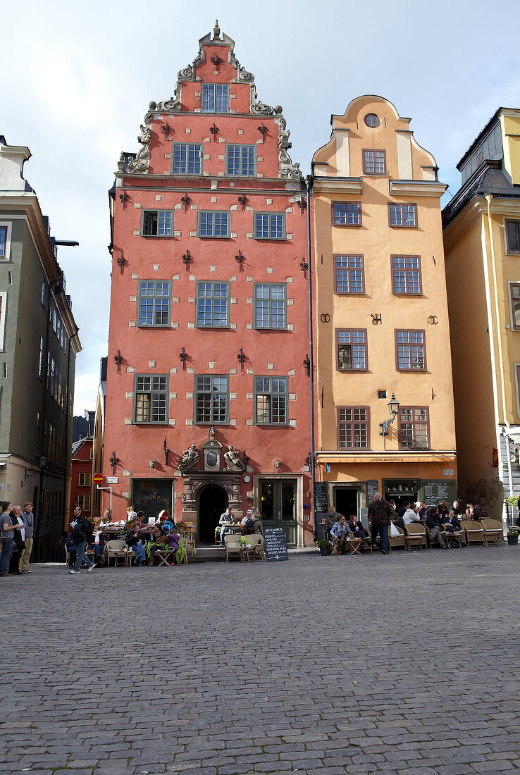 Town houses on Stortorget the Great Place, Stockholm