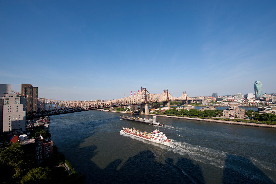 New York: Queenboro Bridge, Blick Richtung Queens