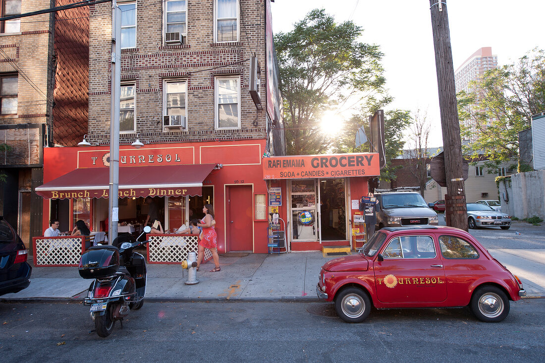 New York: alter Fiat 500 in Brooklyn