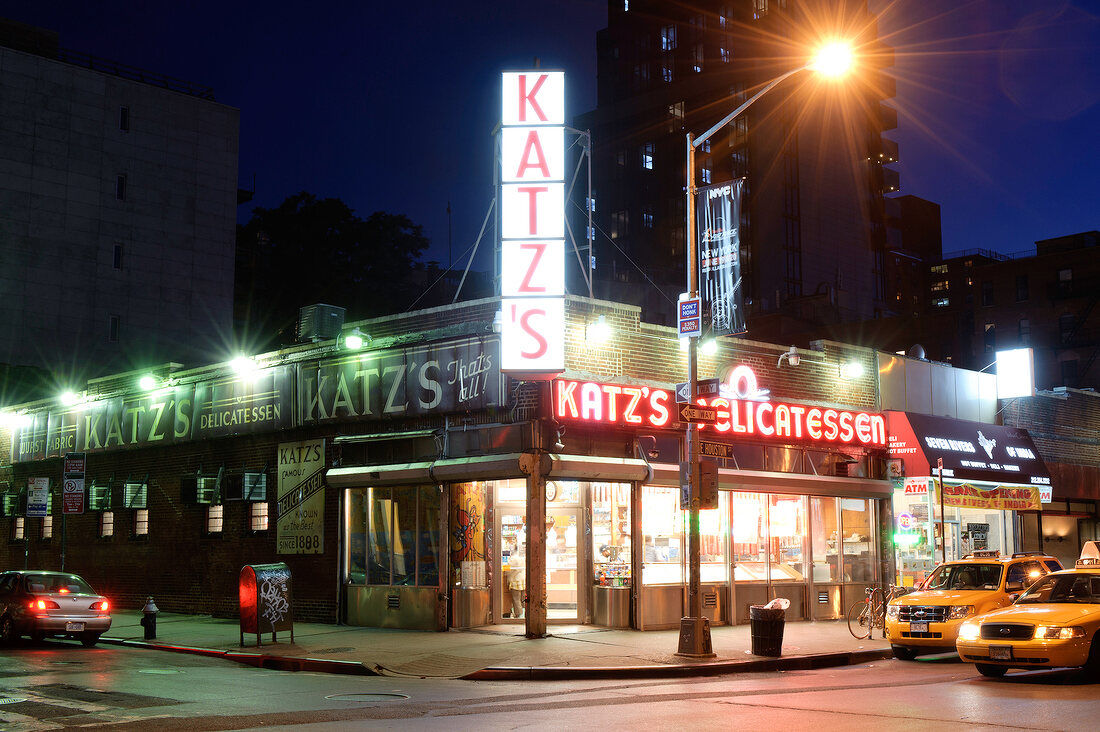 New York: Katz's Delicatessen, Delikatessen in Manhattan