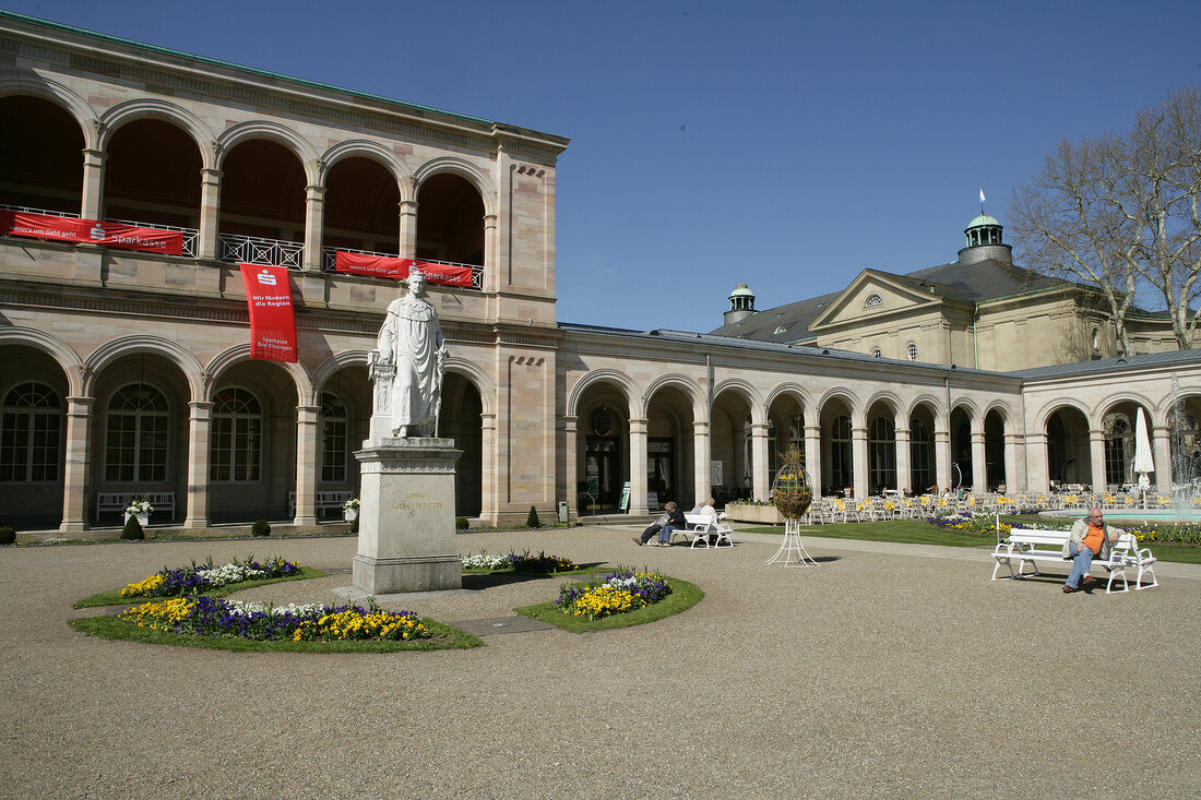 Kurpark Bad Kissingen Bayern Deutschland