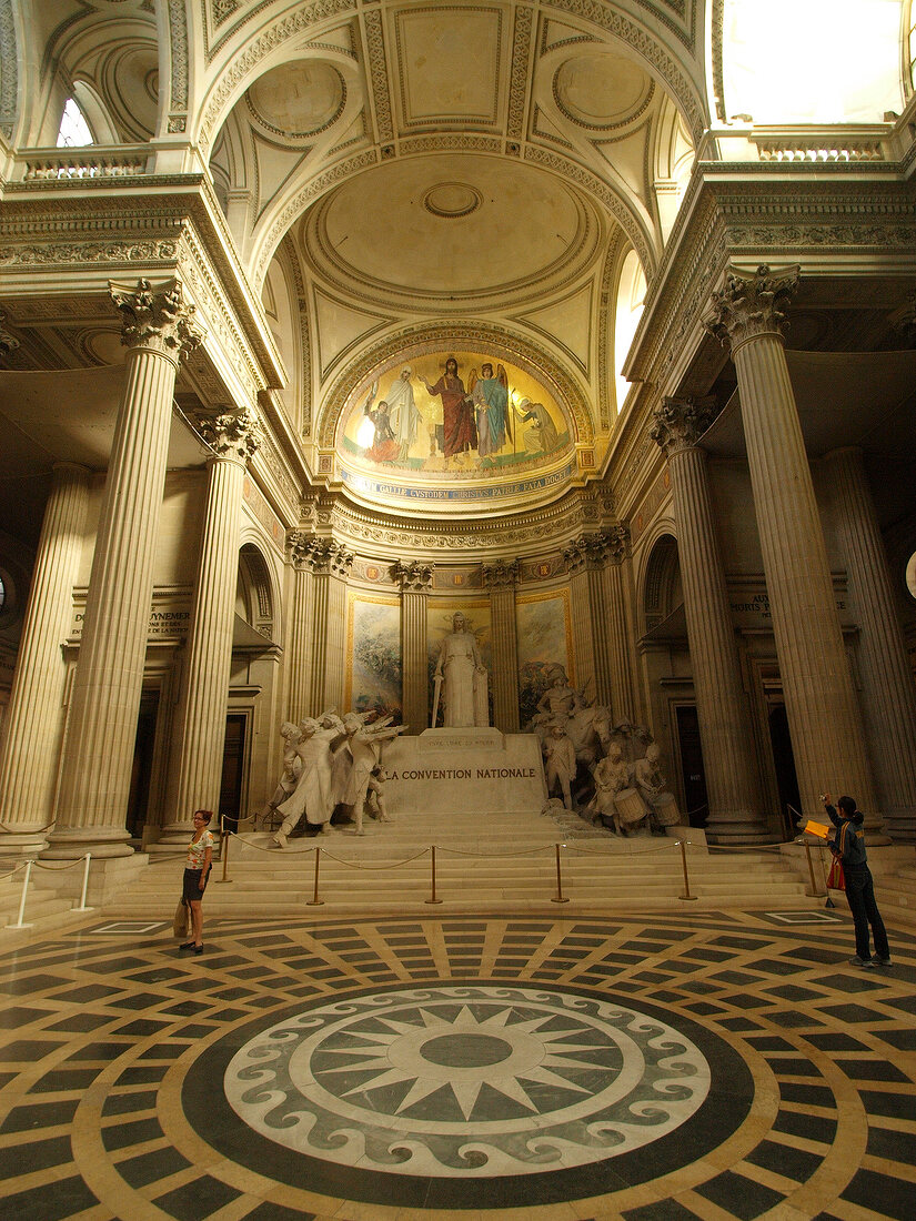 Dome of Pantheon in Paris, France