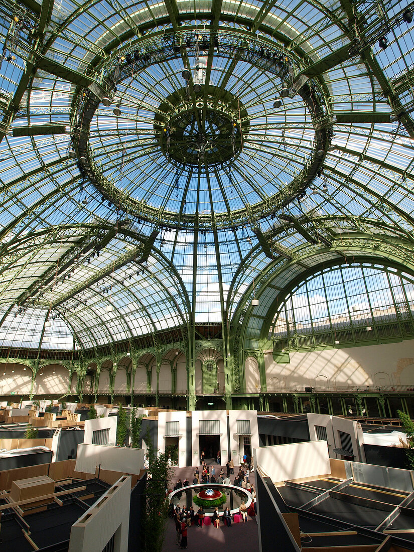 Paris: Grand Palais, Museum, Kuppel.