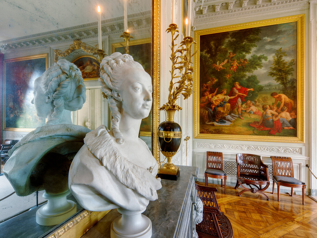 Living room of Versailles Palace in France