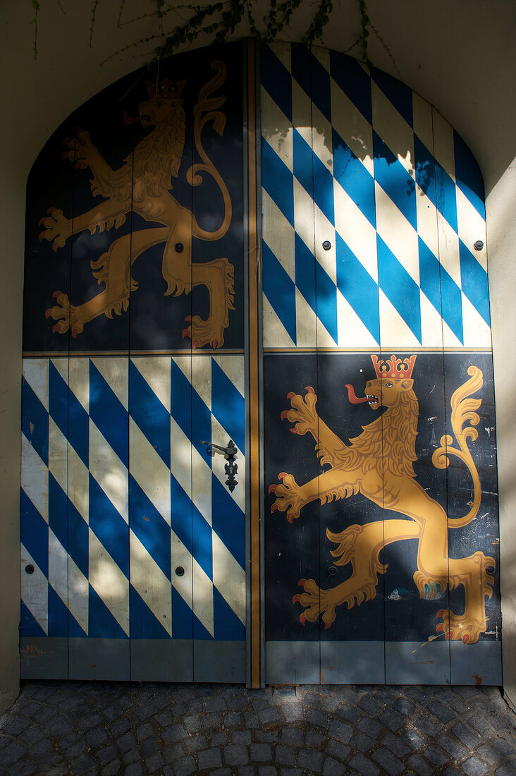 Augsburg: Altbayern, Friedberg, Wittelsbacher Schloss, Schlosstor