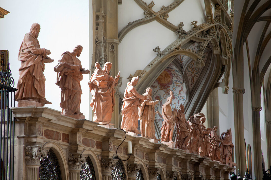 St. Ulrich's and St. Afra's Abbey in Augsburg, Bavaria, Germany