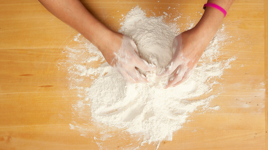 Kuchen, Trockene Zutaten mischen, Step 2