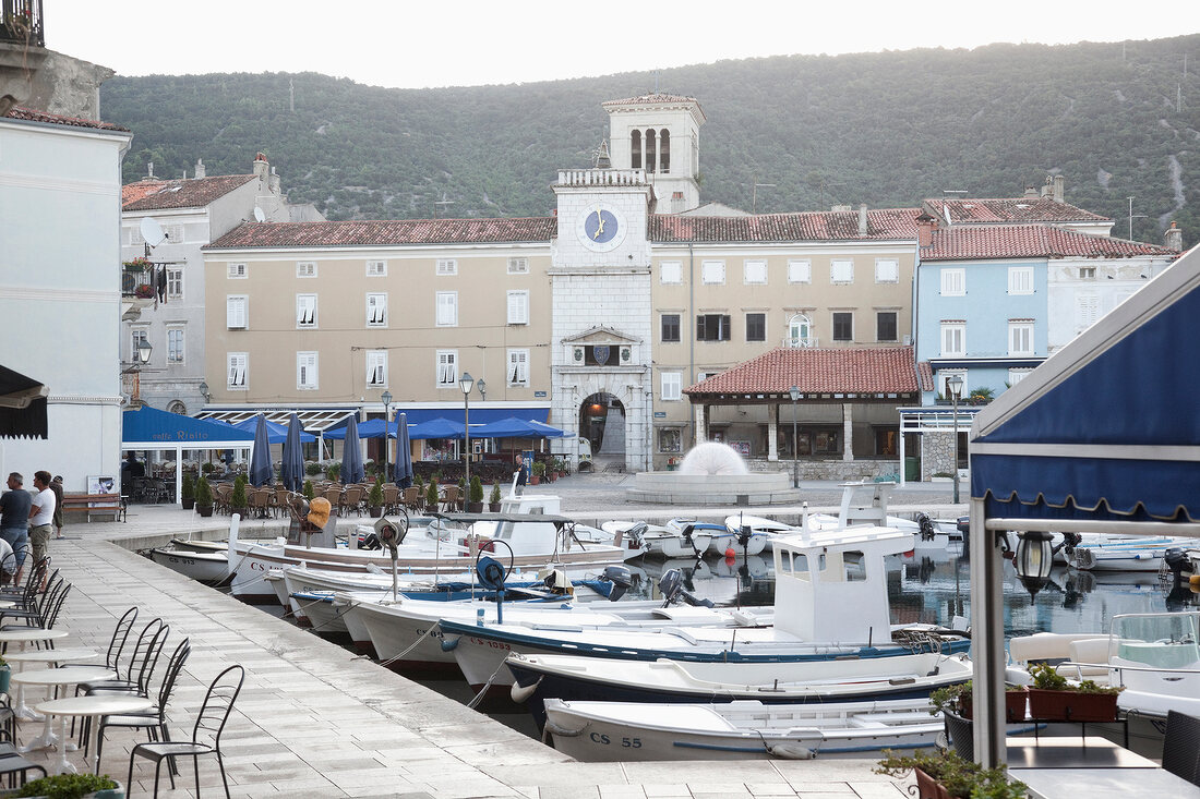 Cres Kvarner Bay in morning, Croatia