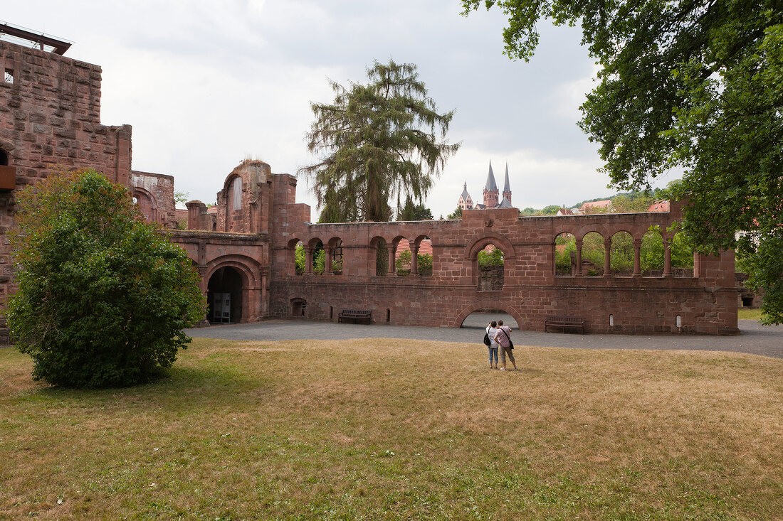 Ruins of Imperial Palace in Gelnhausen, Hesse, Germany