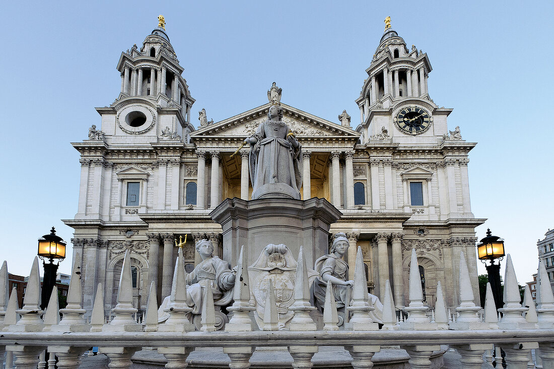 London, City of London, St Paul¿s Cathedral, Westfront