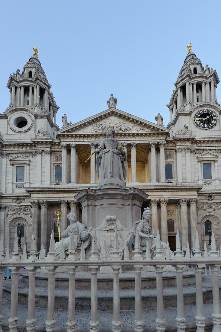 London, City of London, St Paul¿s Cathedral, Westfront