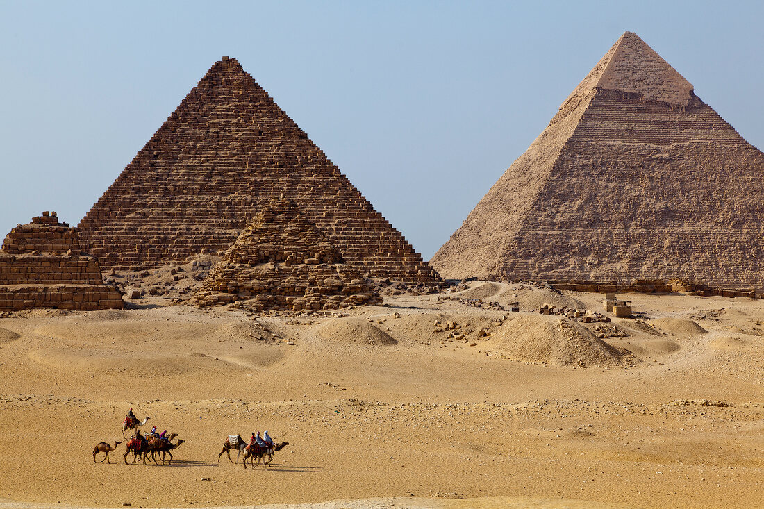 Ägypten, Gizeh, Pyramiden von Gizeh, Aufmacher