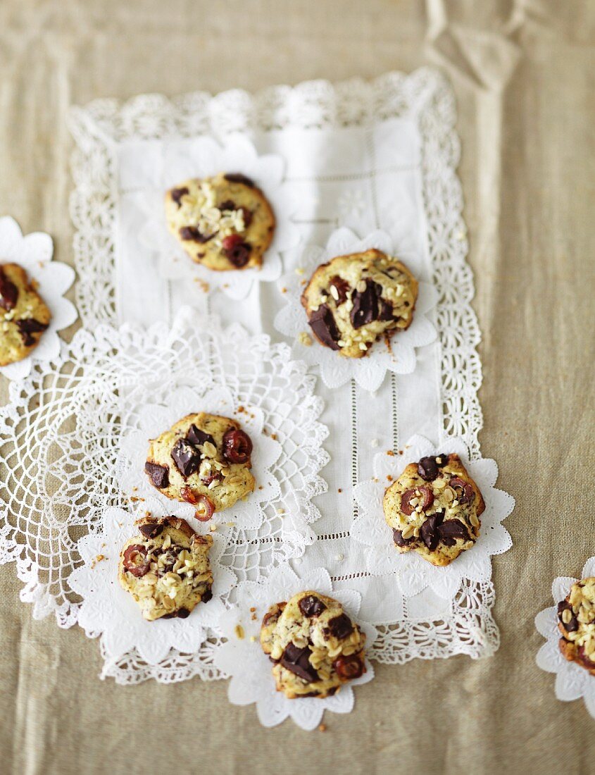 Oat cookies with dates