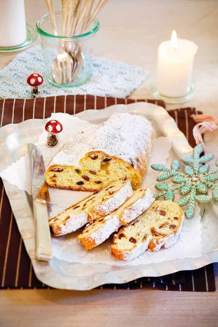 Stollen, Mini-Quark-Stollen, Quark, Quark-Stollen, mini, kleiner, klein