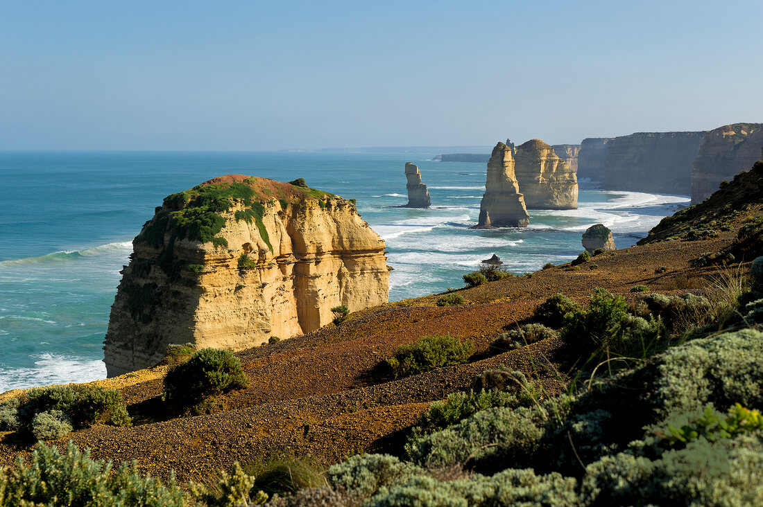 View of Twelve Apostles, Port Campbell National Park, Great Ocean Road, Australia