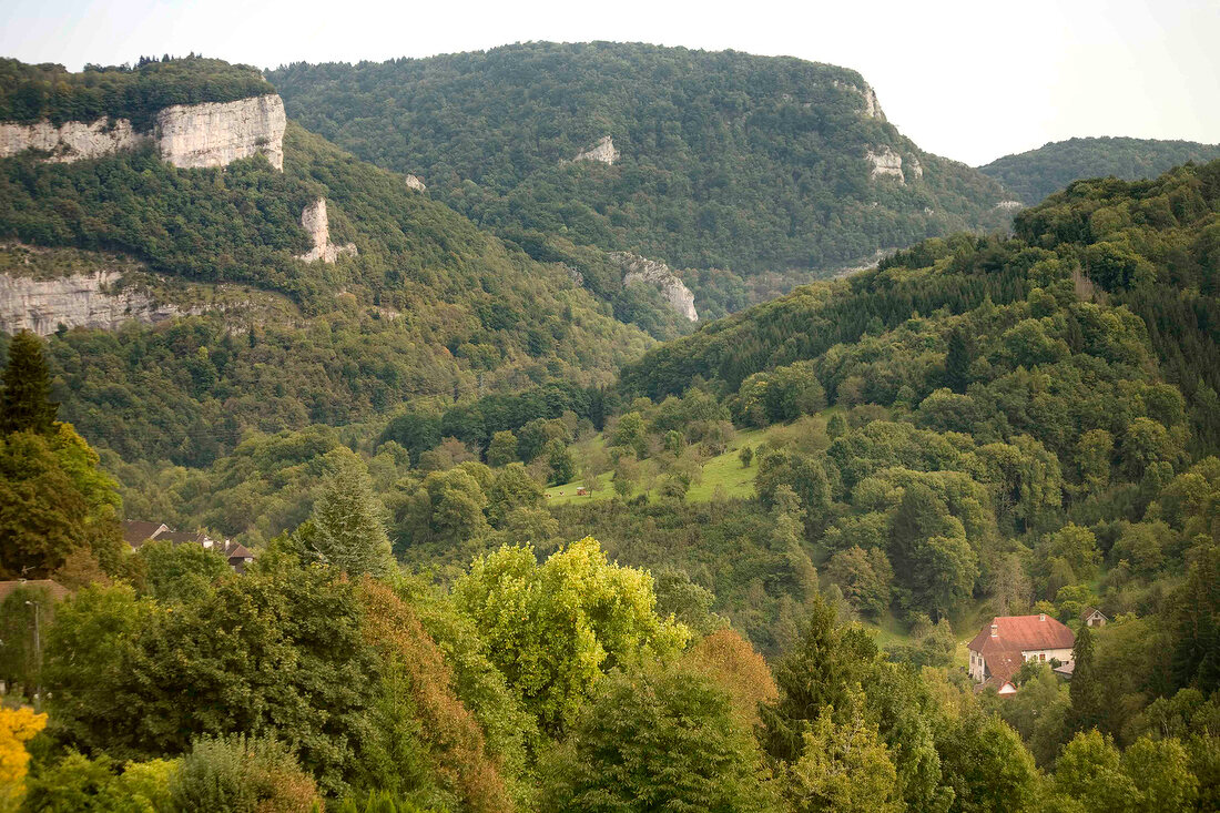 Franche-Comté, Gorges de Nouailles wilde Felschlucht
