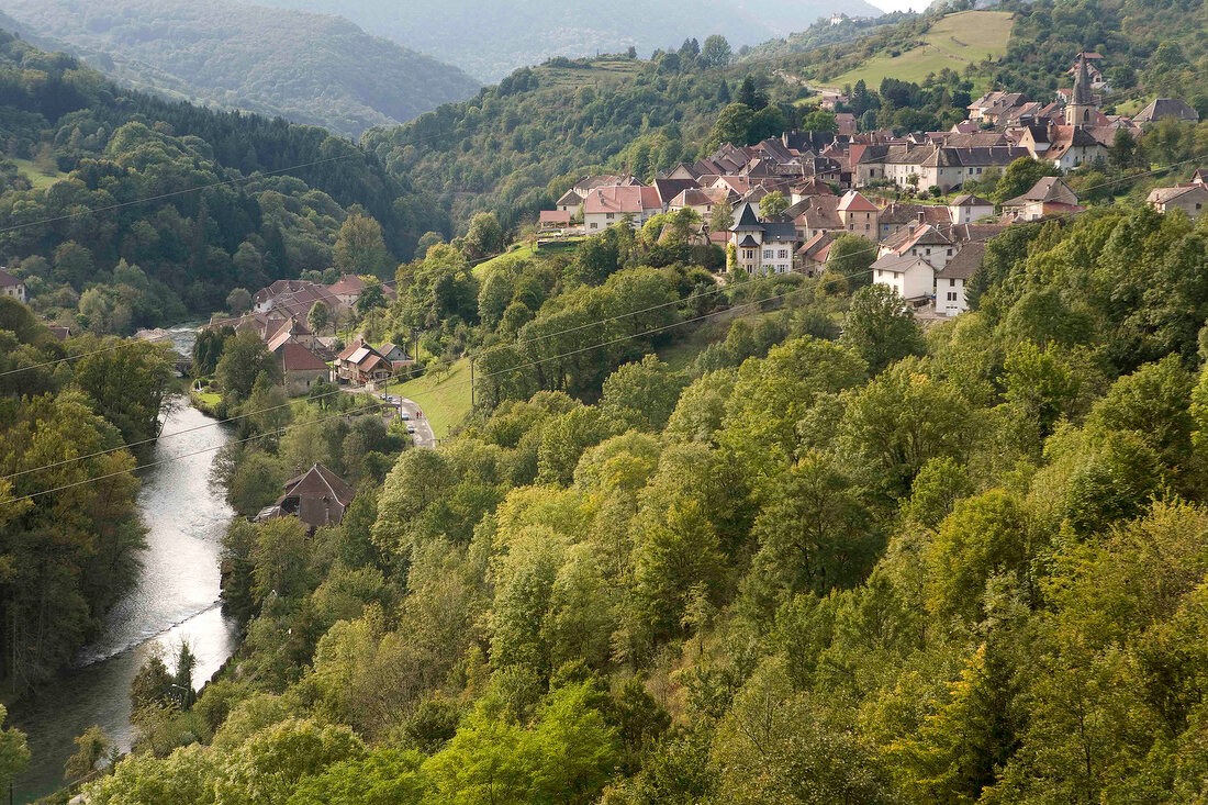 Franche-Comté, Gorges de Nouailles wilde Felschlucht