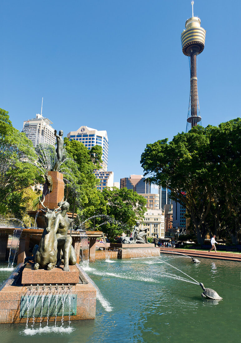 Australien, New South Wales, Sydney, Hyde Park, Archibald Fountain
