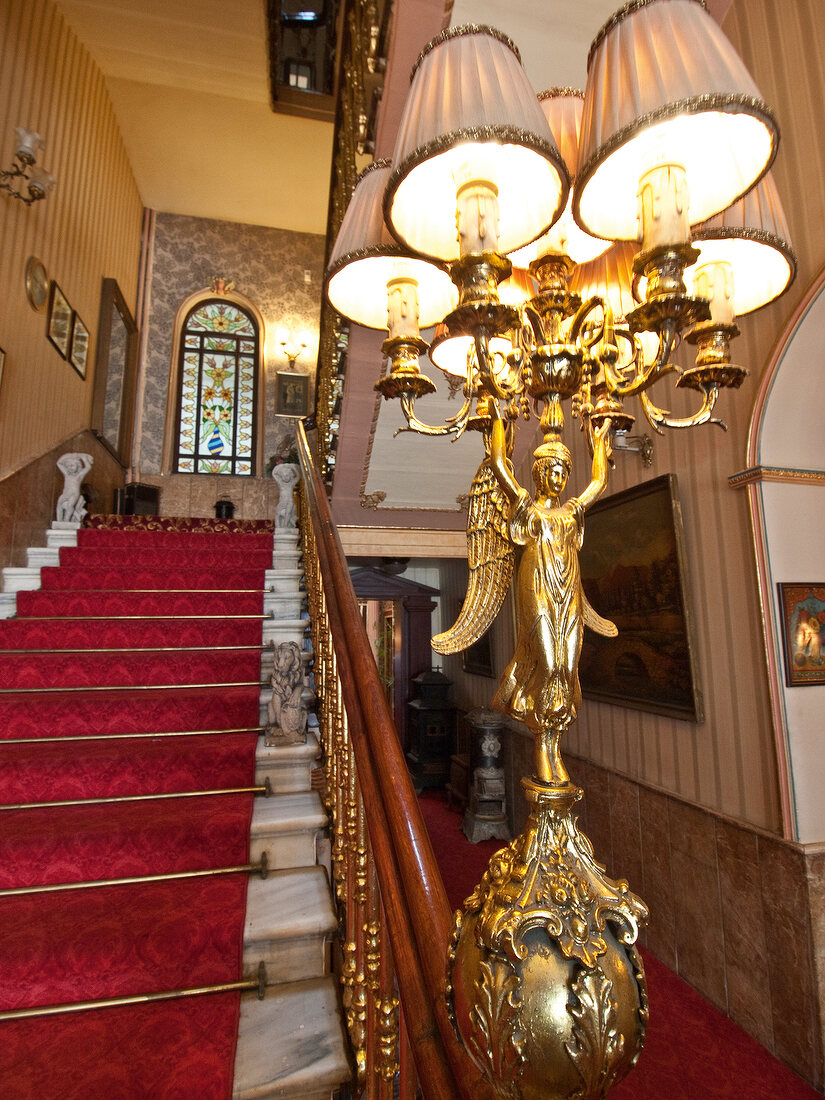 Interior of Pera Palace Hotel, Jumeirah, Istanbul, Turkey