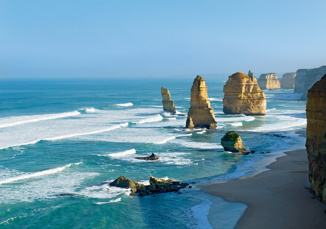 View of Twelve Apostles, Port Campbell National Park, Great Ocean Road, Australia