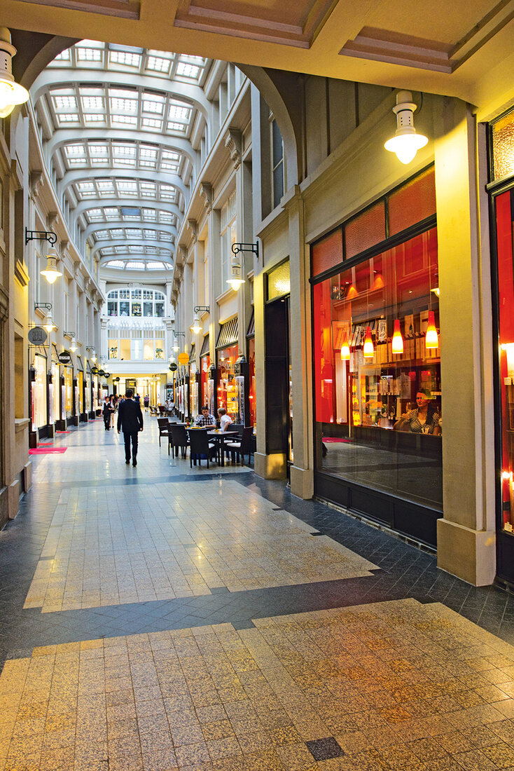 Mädler-Passage, Einkaufsmeile, Messehaus, Leipzig, Sachsen