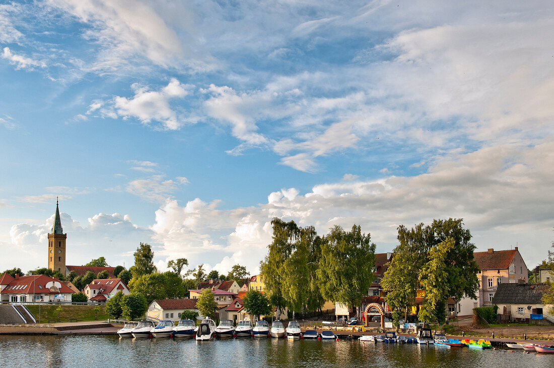 Polen: Ermland-Masuren, Masuren, Mikolajki, Masurischer See, Boote