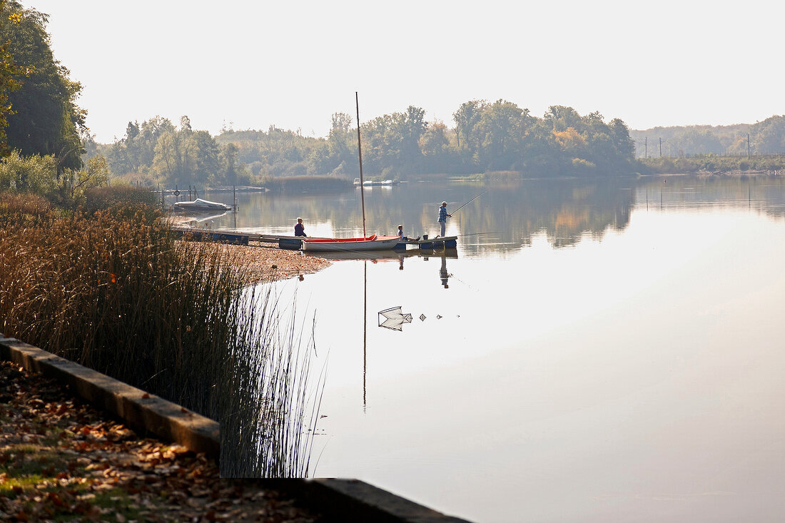 Lothringen, Mittersheim, le Lac Vert Mittersheimer Weiher