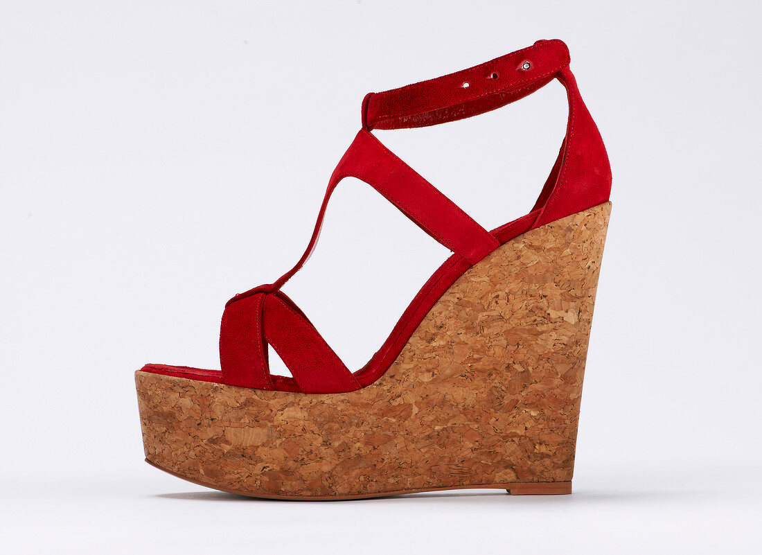 Plateau-Wedges, Wedges, rot Laurèl, Laurel