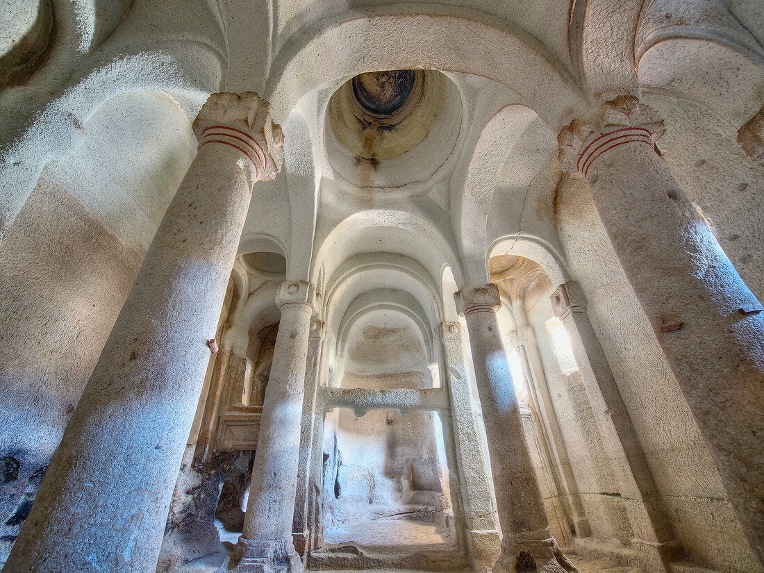 Cave Church in Goreme, Anatolia, Cappadocia, Turkey