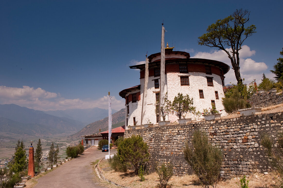 Ta Dzong national museum in Paro, Bhutan