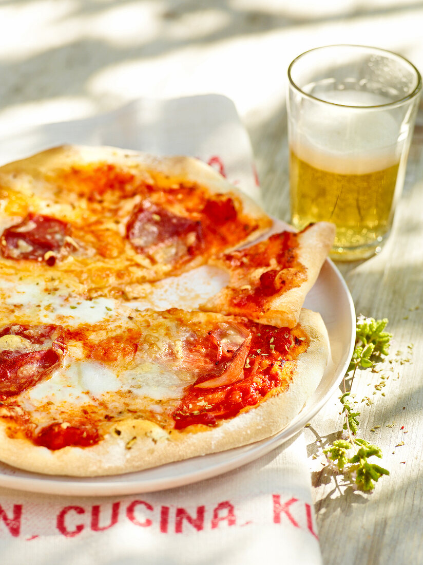italienischer Sommer, Pizza nach Art des Hauses