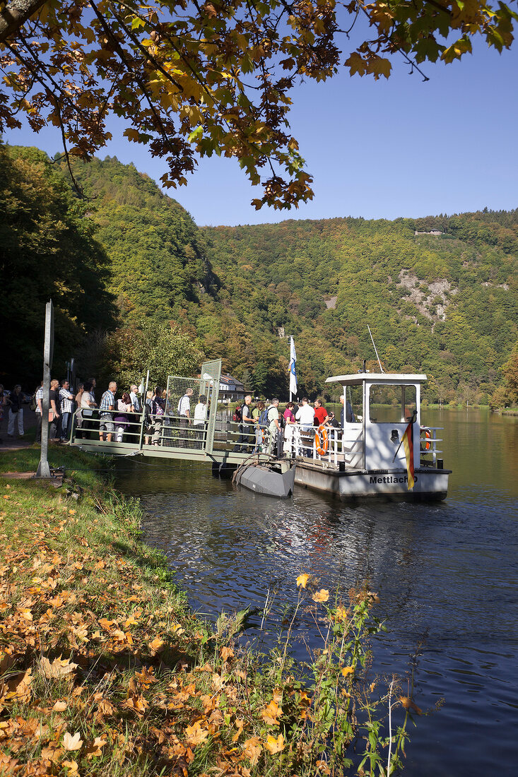 Saarland, Saar, Saarschleife, Mettlach, Fähre von Waldemar Lost