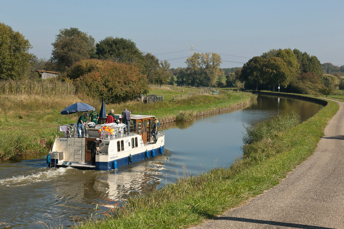 Lothringen, Mittersheim, Canal des Houillères de la Sarre, Saarkanal