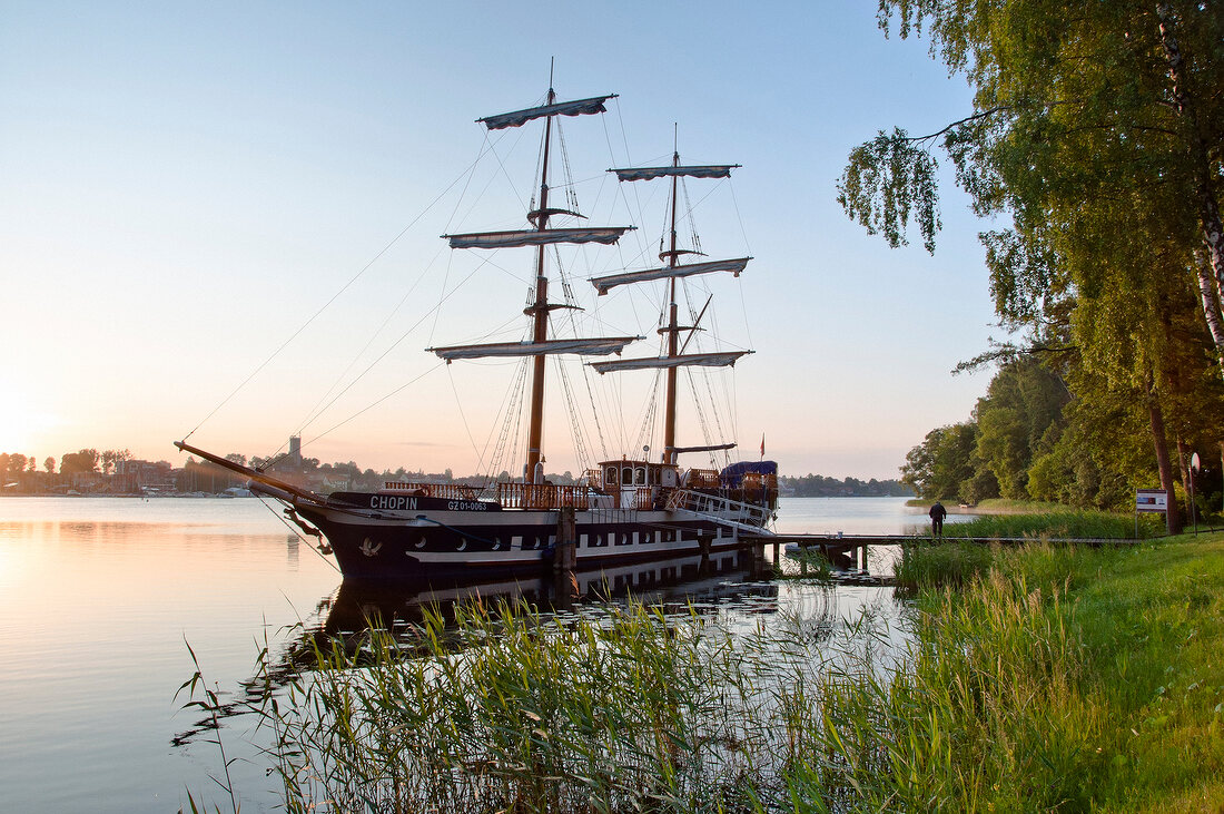 Mazury Chopin in lake in Mikolajki, Warmia-Masuria, Poland