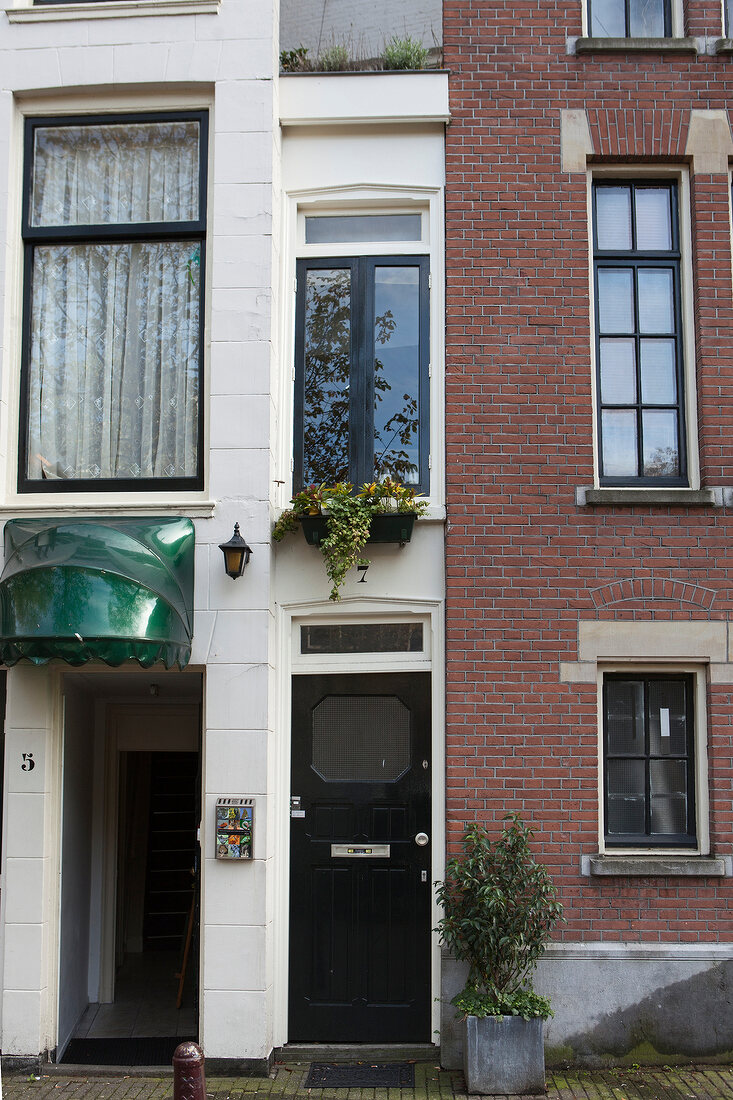 Amsterdam, Grachtenhaus am Singel, schmalstes Haus Amsterdams