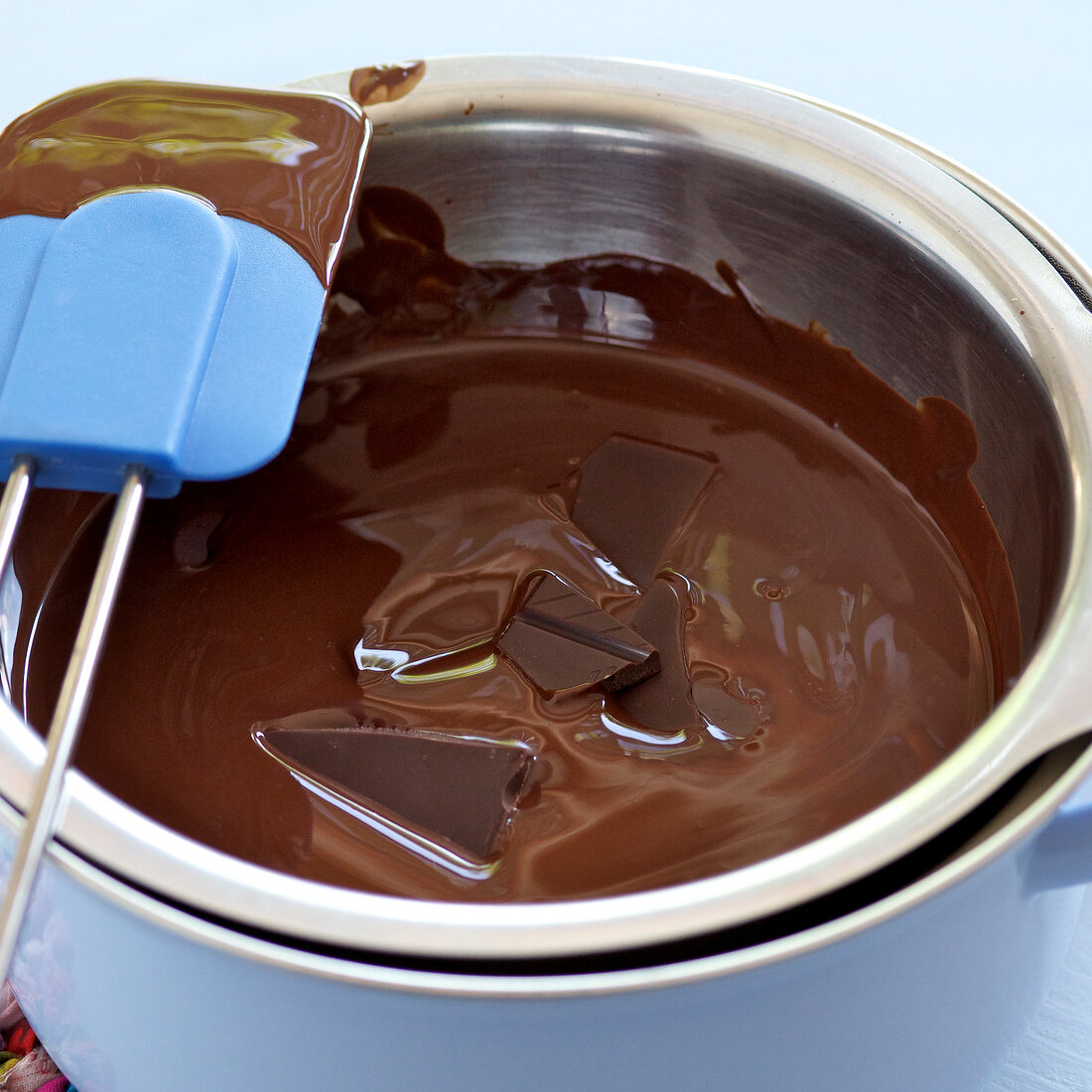 Kochkurs, Schokolade im Wasserbad schmelzen, Step 1
