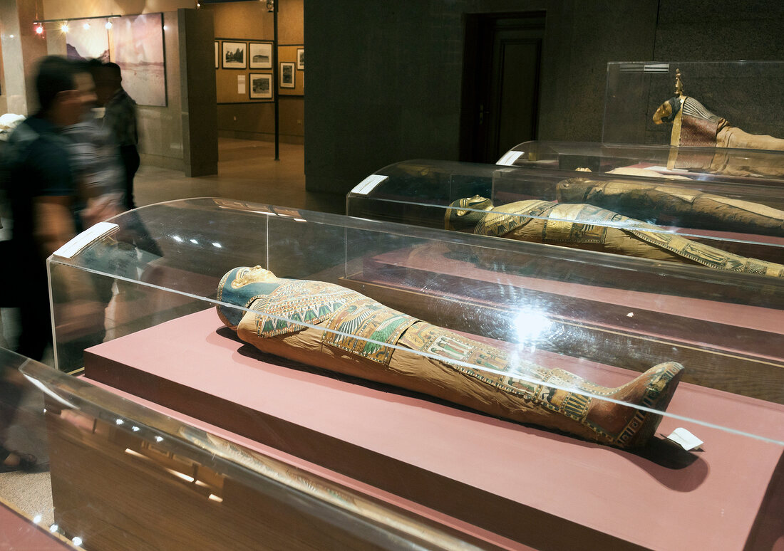 Mummy at Nubia Museum in Aswan, Egypt