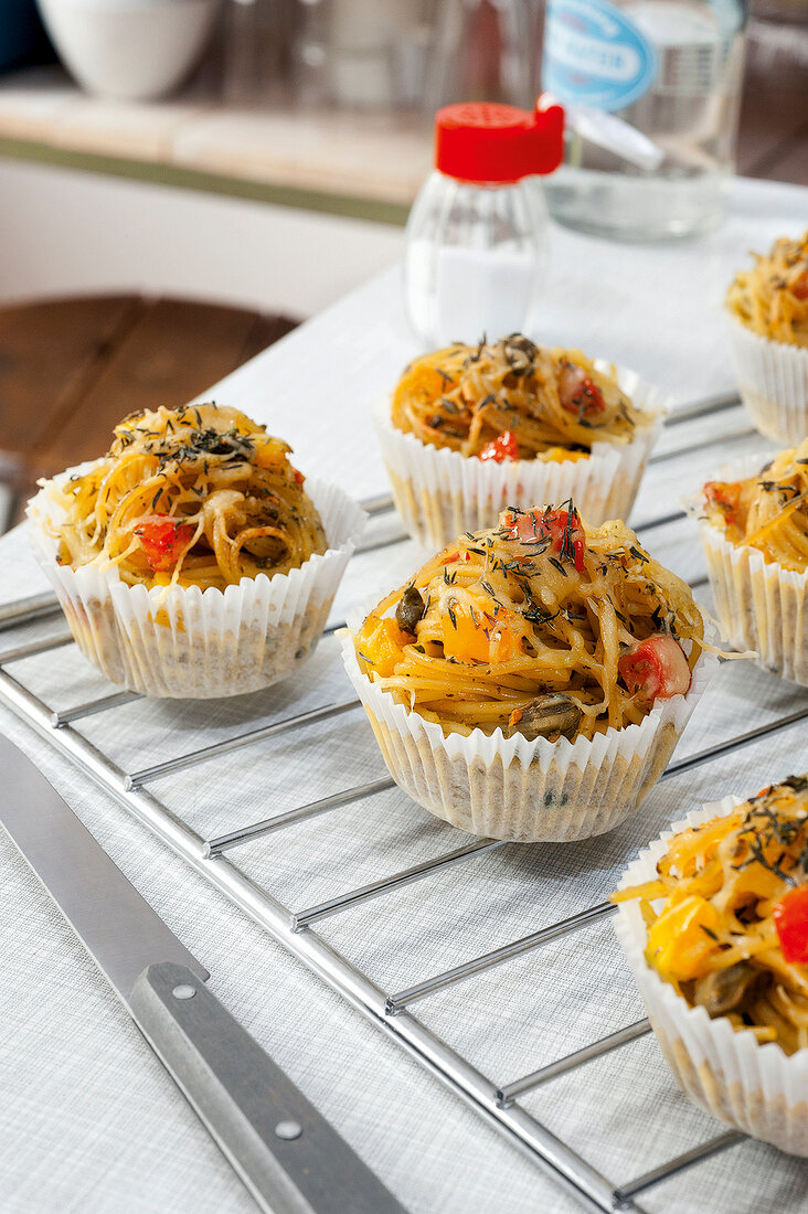 Studentenkochbuch, Spaghetti Muffins