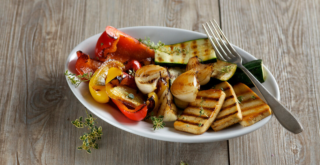 Schlank im Schlaf, Tofu-Parika-Grillteller