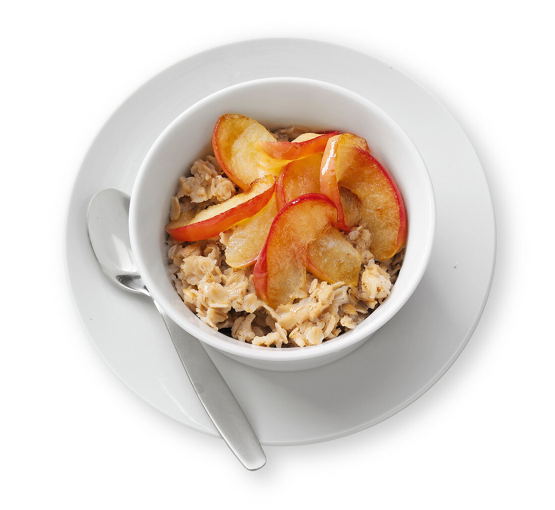 Bild-Diät, Porridge mit gebratenen Äpfeln
