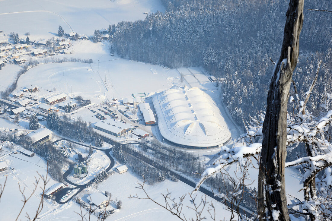 Chiemgau, Bayern, Landkreis Traunstein, Inzell, Max-Aicher-Arena