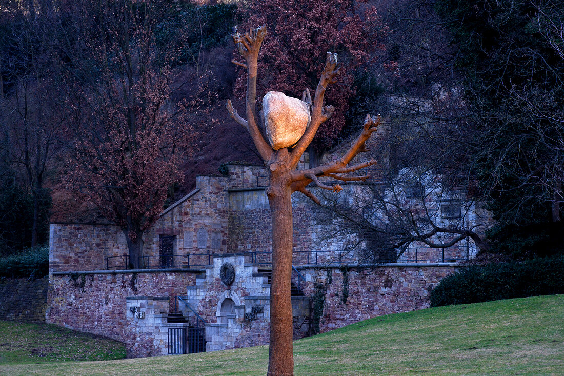 Idea di Pietra in Karlsaue Park, Kassel, Hesse, Germany
