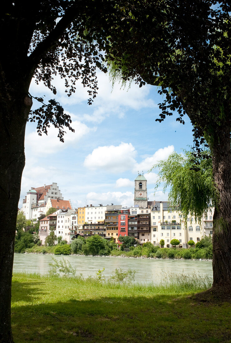 Chiemgau, Bayern, Wasserburg am Inn, Landkreis Rosenheim, Altstadt