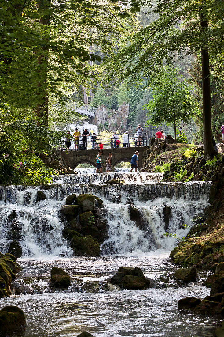 Hessen, Kassel, Bergpark Wilhelmshöhe, Teufelsbrücke