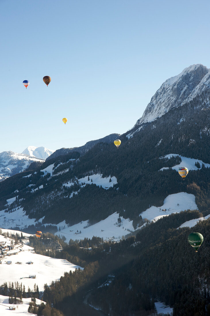 Genfer See, Kanton Waadt, Riviera- Pays-d¿Enhaut, Château-d¿Oex, Alpen