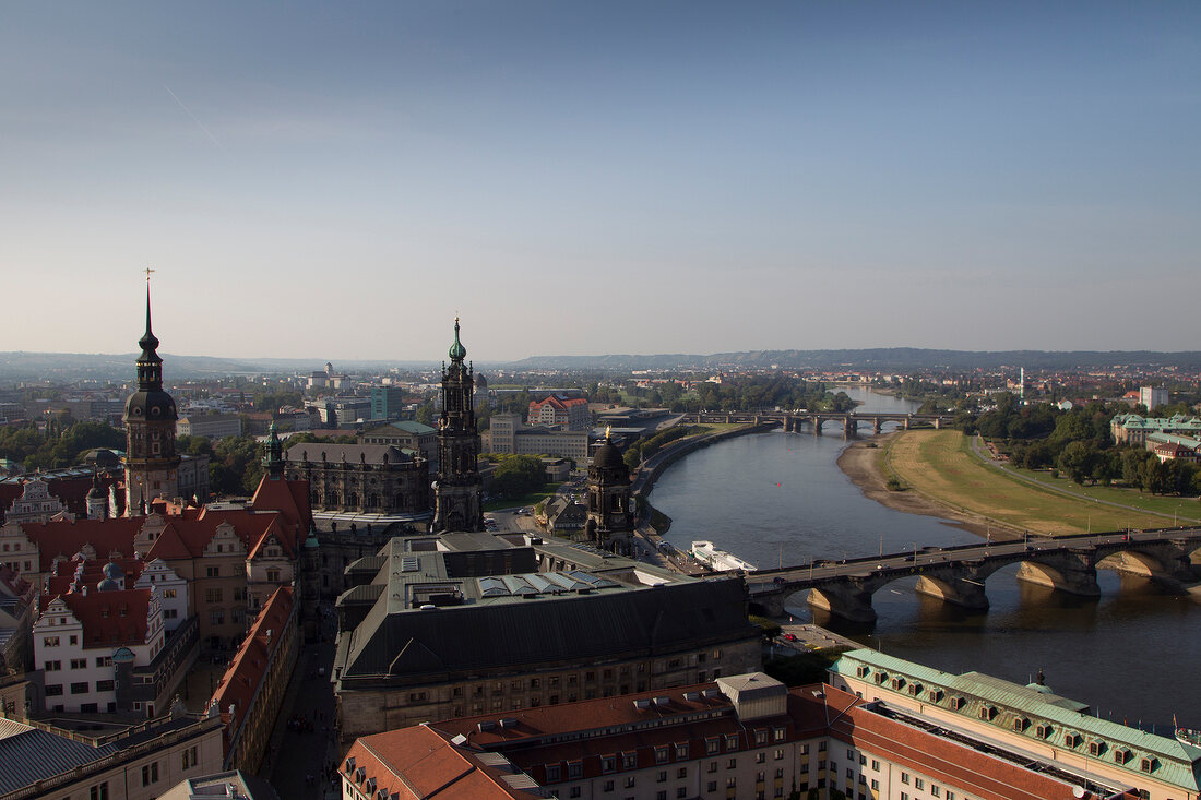 View of Elbe, Dresden, Saxony, Germany