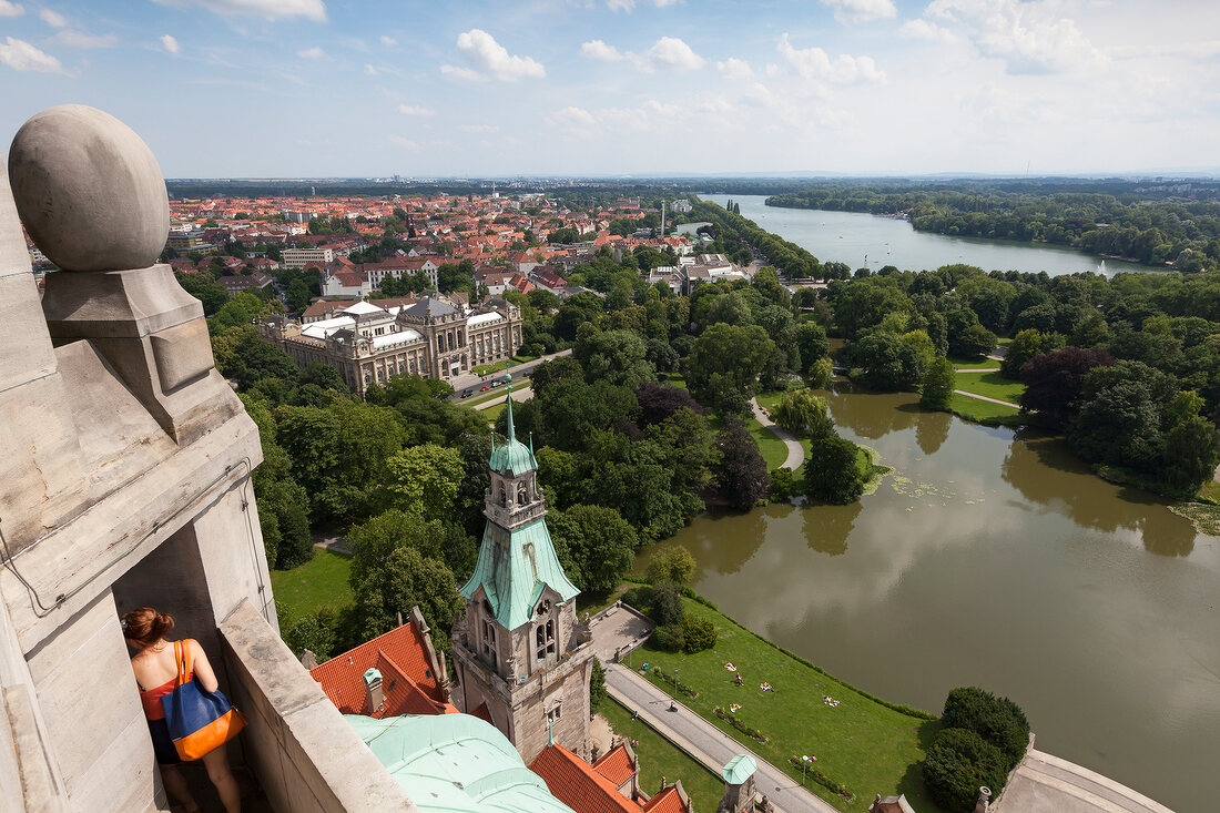 Hannover, Maschpark, Maschteich, Maschsee, Landesmuseum